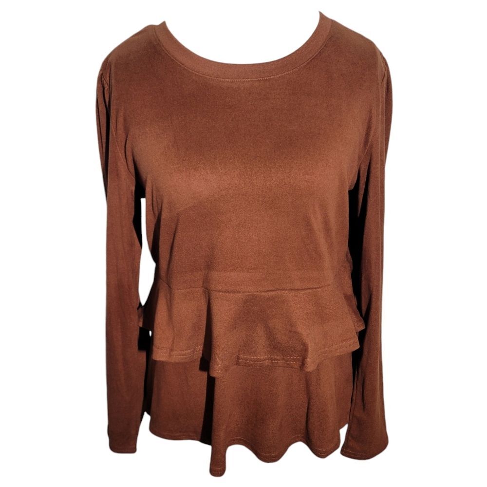 🚨 Ladies Crewneck Long Sleeve Lightweight Casual Pullover Sweatshirt NWOT